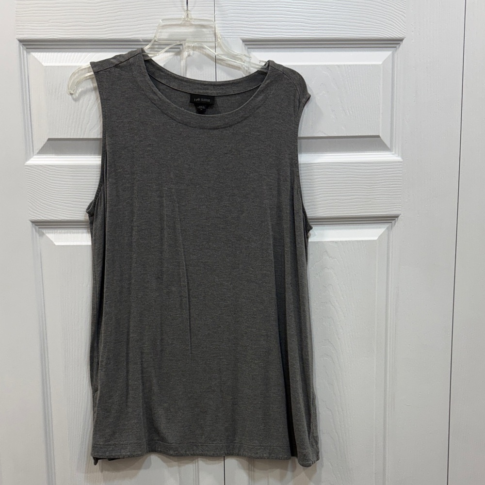 J. Jill Wearever Collection Women’s Charcoal Gray  Sleeveless Tee Size XL